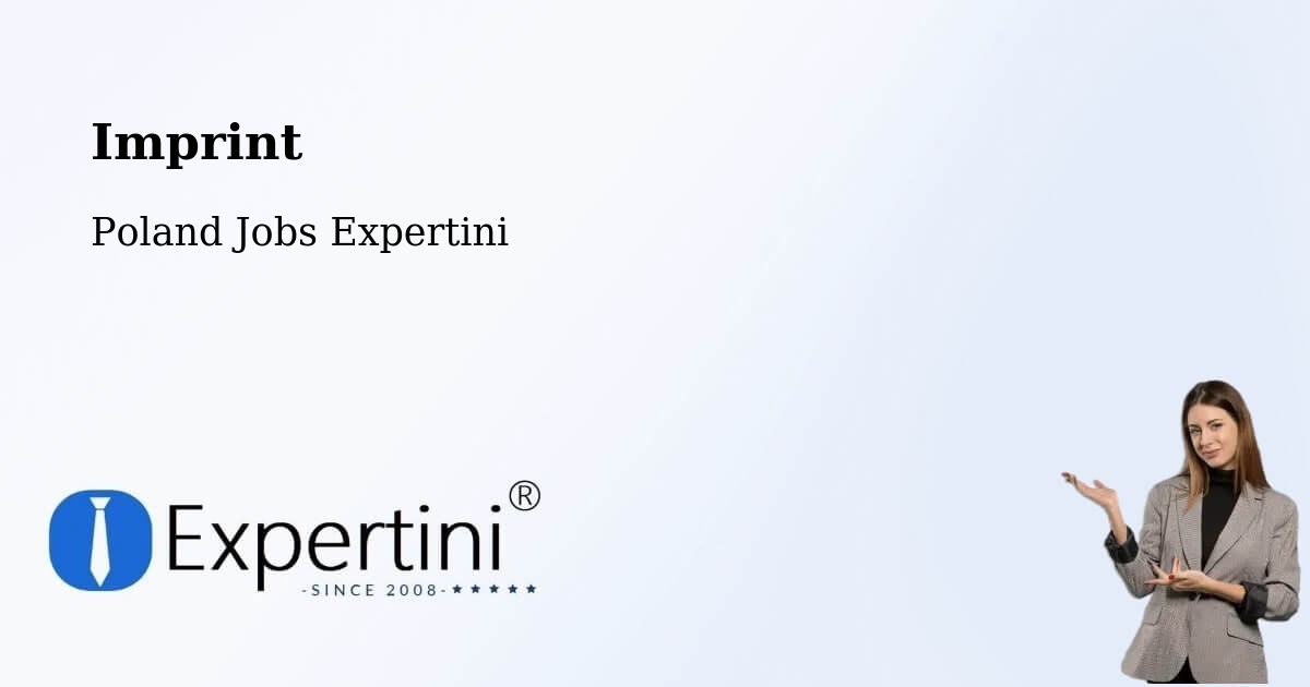 Imprint – Lądek - Poland Jobs Expertini